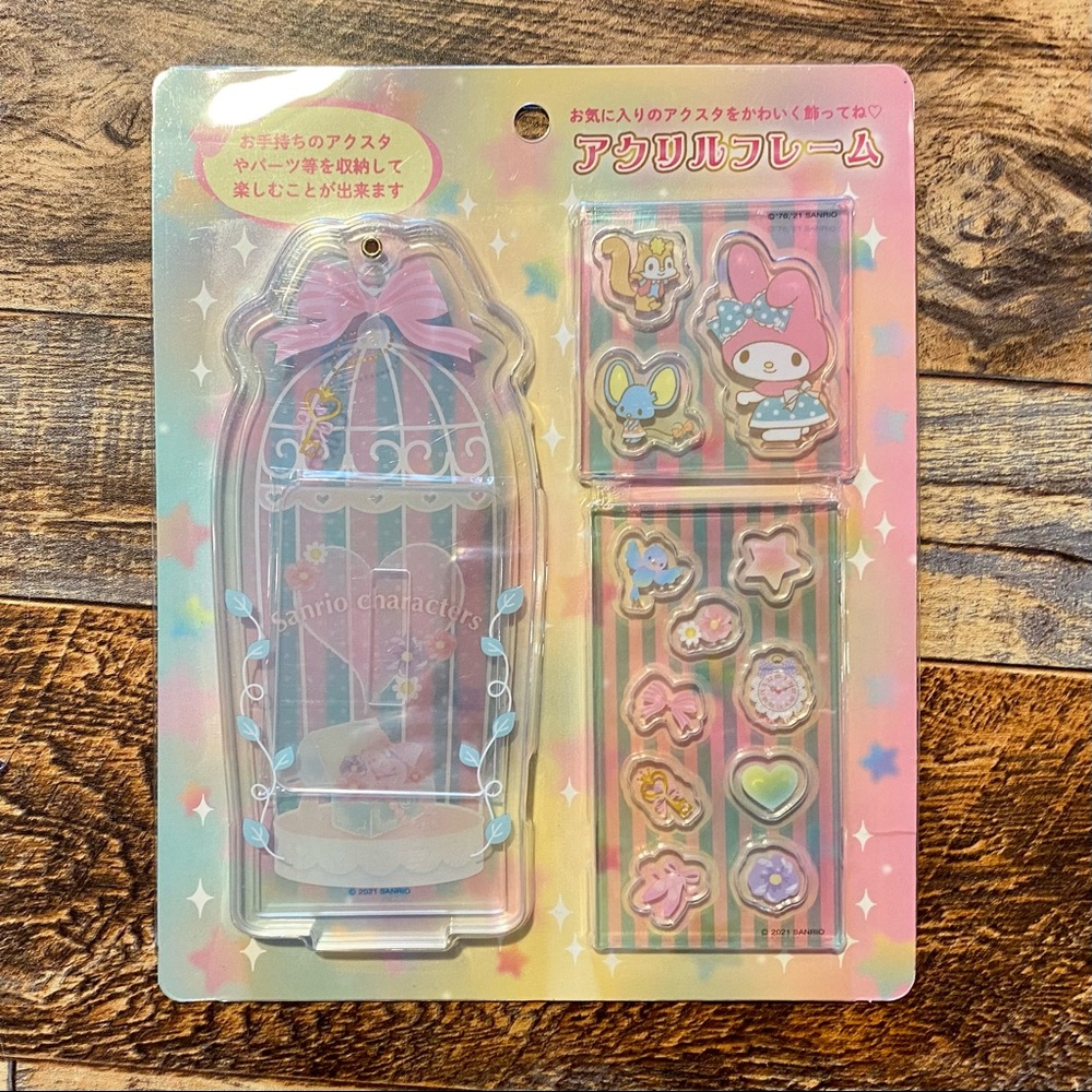 Sanrio My Melody Acrylic Stand Up art - NEW Japan